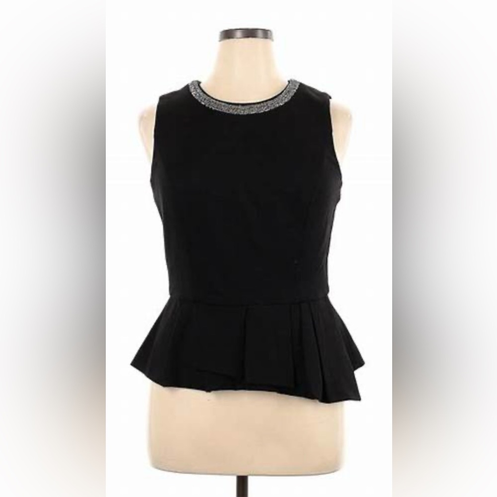 White House Black Market black peplum top
